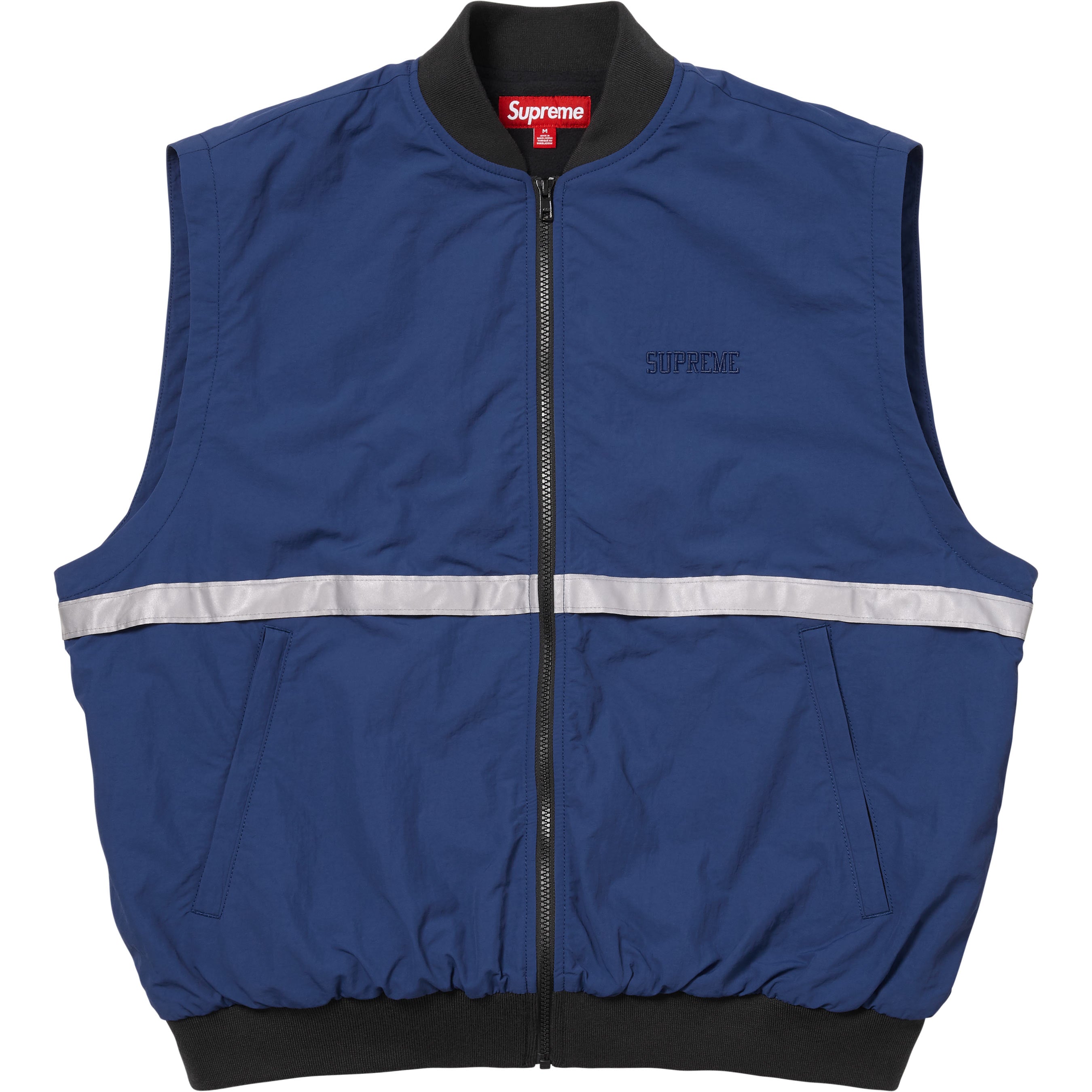 Zip-Off Sleeve Reflective Stripe Jacket view 12